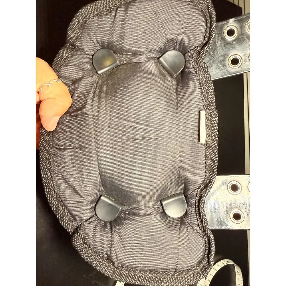 Battle Football Back Plate Black Adjustable Protective Back Pad Youth Size - Picture 9 of 9